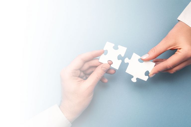 Puzzelstücke